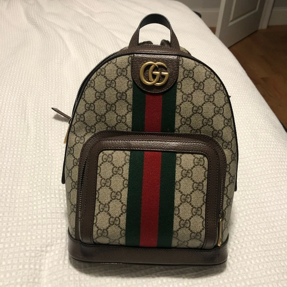 Gucci Ophidia Backpack. Mid-size, in mint condition. - Picture 1 of 5